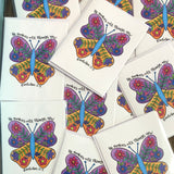 Butterfly All Things New Note Cards