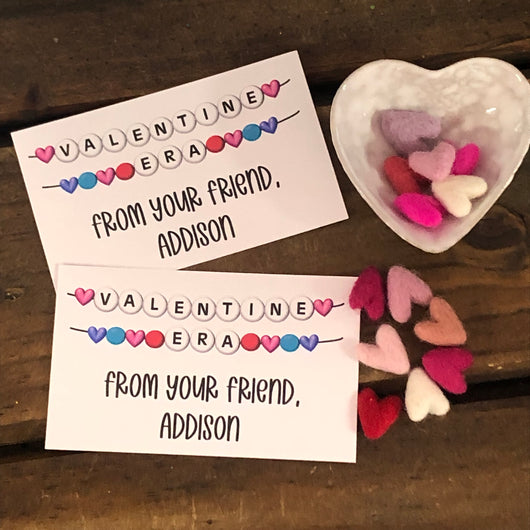 Valentine Era Bracelet Treat Tags
