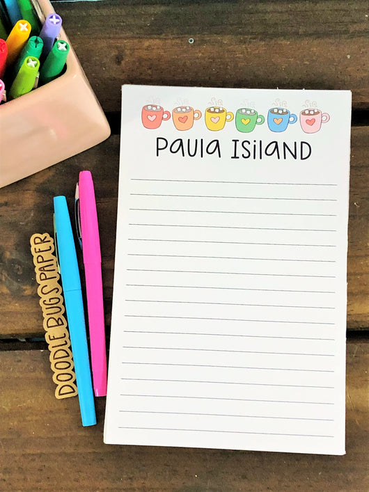 Hot Cocoa Personalized Notepad