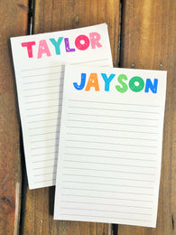 Stone Name Personalized Notepad