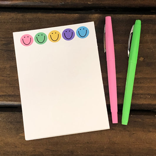 RTS: Smiley Faces Small Notepad