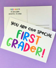 You Are One Special Personalized Teacher Postcards