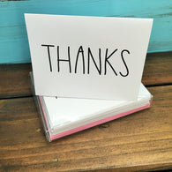 Simple Thanks Note Cards