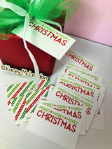 Merry Merry Merry Christmas Gift Tags