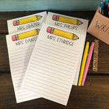 Big Yellow Pencil Personalized Notepad