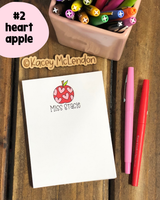Small Personalized Notepad ♥ Back to School ♥ MONTHLY SPECIAL