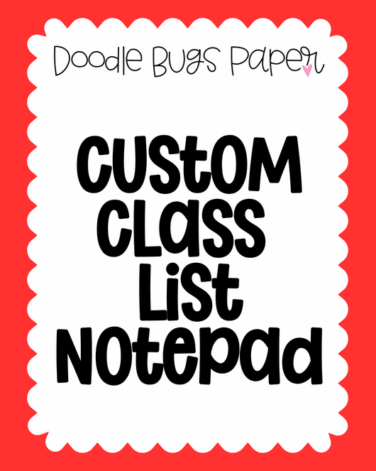 CUSTOM Class List Notepad