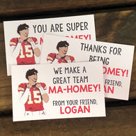 Football Ma-Homey Treat Tags