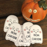 Ghosts Personalized Diecut Tags