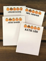 Pumpkin Emojis Personalized Notepad