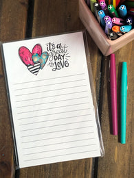 RTS: Great Day to Love Large Notepad