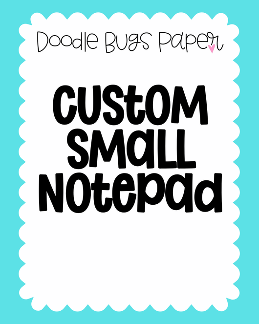 Custom Small Notepad