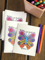 Butterfly All Things New Note Cards