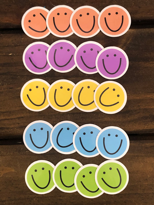 Little Smiley Vinyl Sticker Set