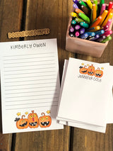 Jack o Lanterns Personalized Notepad