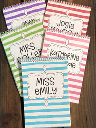 Wavy Stripes Top Spiral Notebook • MONTHLY SPECIAL