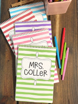 Wavy Stripes Top Spiral Notebook • MONTHLY SPECIAL