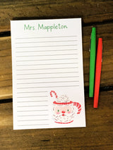 Santa Mug Personalized Notepad