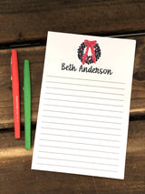 Christmas Wreath Personalized Notepad