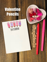Small Personalized Notepad ♥ Valentine ♥ MONTHLY SPECIAL