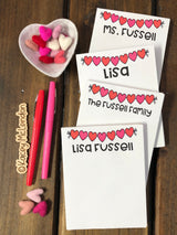 Small Personalized Notepad ♥ Valentine ♥ MONTHLY SPECIAL