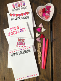 Small Personalized Notepad ♥ Valentine ♥ MONTHLY SPECIAL