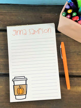 Pumpkin Spice Personalized Notepad