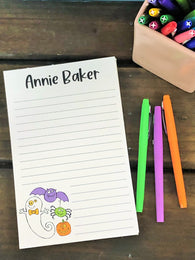 Spooky Stuff Personalized Notepad