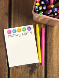 RTS: Happy Note Smiley Faces Small Notepad
