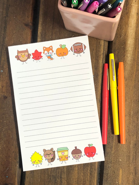 RTS: Fall Friends Large Notepad