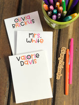 Small Personalized Notepad ♥ Halloween