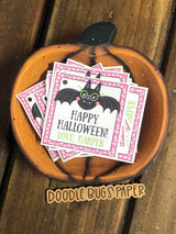 Halloween Treat Tags (18 choices!)