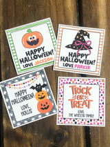 Halloween Treat Tags (18 choices!)