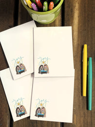 4 Christmas Nativity Joy Small Notepads