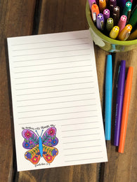 RTS: Butterfly He Makes All Things New Large Notepad