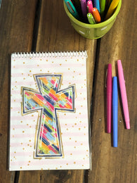 RTS: Brushed Cross Top Spiral Notebook