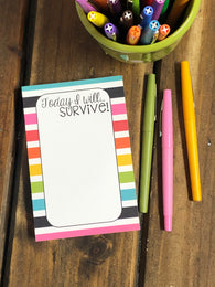 RTS: Today I Will Survive Chunky Notepad