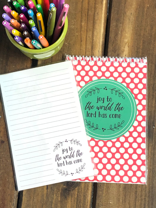 RTS: Joy to the World Notepad & Notebook Set