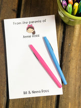 Kid Faces Mom Personalized Notepad