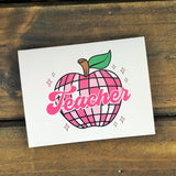 Disco Apple Note Cards