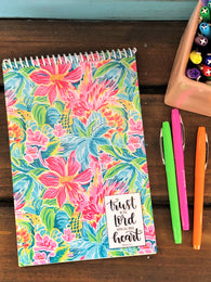 Summer Floral Trust in the Lord Notebook