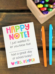 Happy Note Teacher Small Notepad