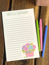 Spring Flowers Personalized Notepad