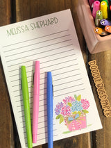 Spring Flowers Personalized Notepad