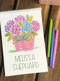 Spring Flowers Top Spiral Notebook