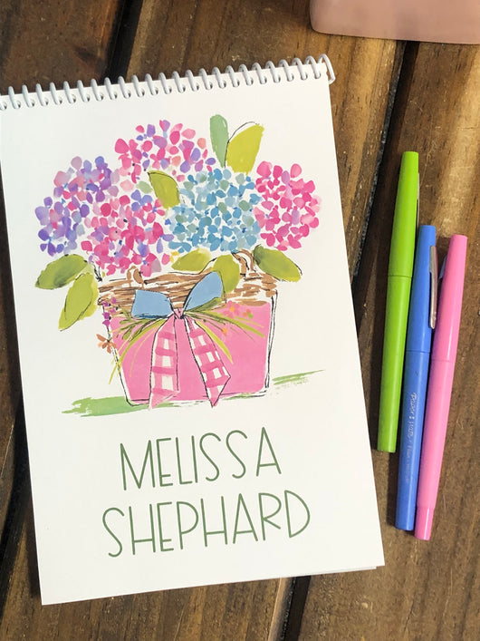 Spring Flowers Top Spiral Notebook