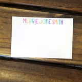 Bright Live and Love Flat Note Cards