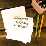 Stonage Personalized Flat Note Cards