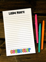 School Job Personalized Notepad