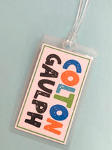 Stoneage Rainbow Name Bag Tag